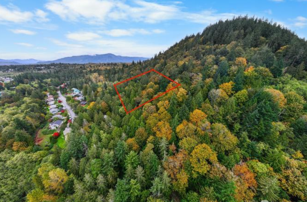 Aerial view of Little Mountain and surrounding area