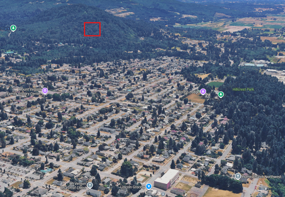 Google Map view of Little Mountain